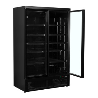 NordCap koelkast met glazen deur ATOM MAXI 2T-BB