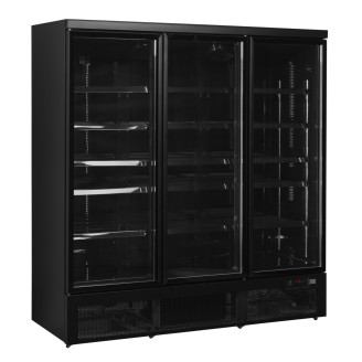 NordCap koelkast met glazen deur ATOM MAXI 3T-BB