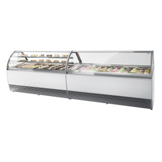 Isa consumptie-ijs vitrine MILLENNIUM 2.0 GR DT 170 H135