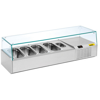 NordCap pizzakoelwerktafel opzetstuk koelvitrine A 1330-1/1