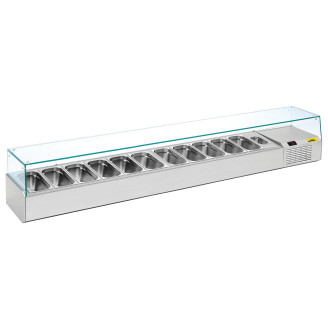 NordCap pizzakoelwerktafel opzet koelvitrine A 2560-1/1