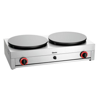 Bartscher cr&ecirc;pe-bakplaat 2cp400g