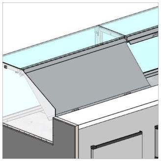 NordCap verswarenbuffet ELECTA EC250, L 1250, R290, M1, nachtblindering