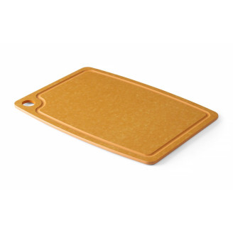 Hendi houtvezel snijplank 370x275x6 mm bruin
