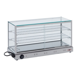 Stilfer warmhoudvitrine - 420x820x330 mm (bxdxh)