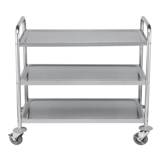 CaterChef serveerwagen-pakket 3 blad, 970x550x950 mm