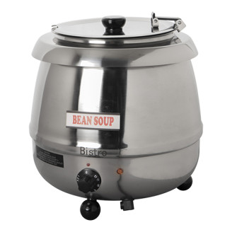 Bistro soepketel - 10 liter, RVS