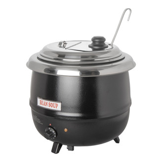 Bistro soepketel - 13 liter, zwart