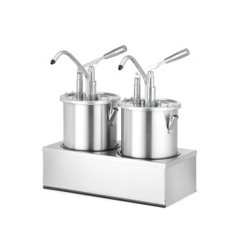 Hendi sauspomp roestvast staal set 2 stuks, 9L, 400x200x(H)440mm