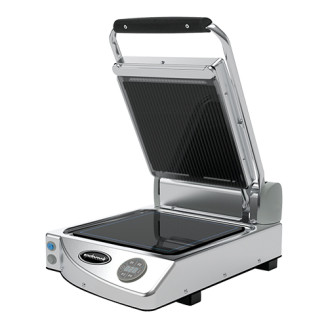 Unox SpidoCook keramische contactgrill - 250x250 mm, glad/geribbeld