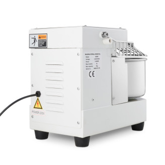 Maxima Spiraalkneder - 8 L - 4,5 Kg Deeg - Wit