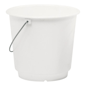 Emmer kunststof wit 12 liter