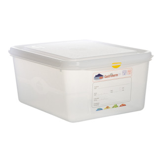 Denox voedseldoos 10,0 liter 1/2 GN