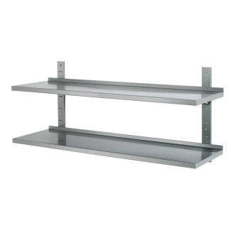 Bartscher complete set van 2 RVS wandschappen - 603012