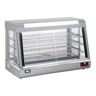 CaterChef warmhoudvitrine zilver 90cm