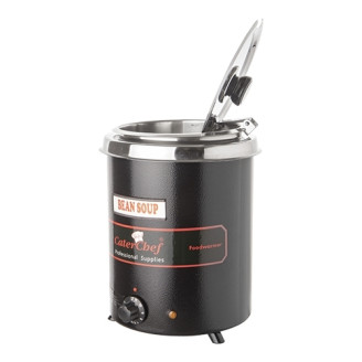 CaterChef soepketel - 5.7 liter, zwart