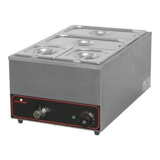 CaterChef Elektrische bain-marie topunit 2x1/3 GN +2x 1/6 GN