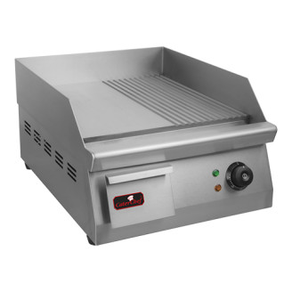 CaterChef Elektrisch bak/grillplaat - topunit, geribbled/gladde plaat