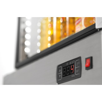 Bartscher Minikoelvitrine 78L, edelstaal BS