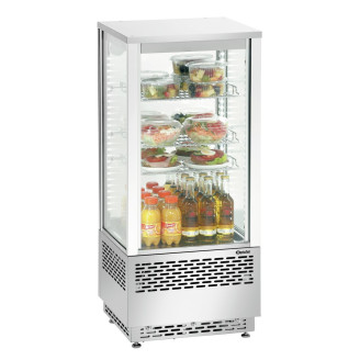 Bartscher Minikoelvitrine 78L, edelstaal BS