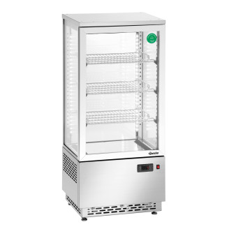 Bartscher Minikoelvitrine 78L, edelstaal BS