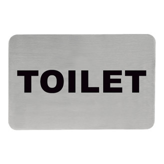 Tekstplaatje H toilet