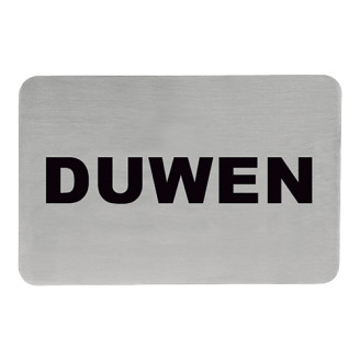 Tekstplaatje M duwen