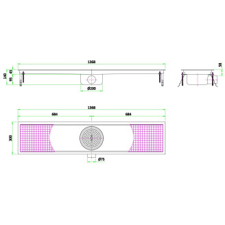 Combisteel 300 vloerput 1368