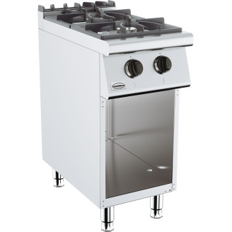 Combisteel Base 700 gaskooktafel 2 branders, 2x 6,5kW