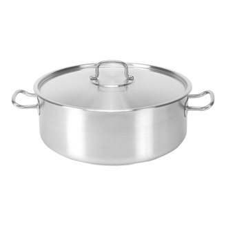Pujadas kookpan RVS laag model &Oslash;350 mm 207-D