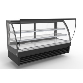 Combisteel 2000 bakkerij koelvitrine rond
