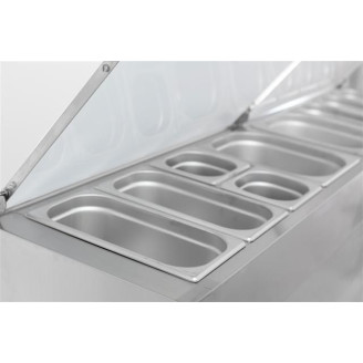 Combisteel Saladette 3 deuren 8x1/3 GN pan