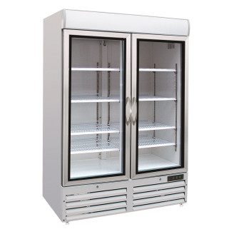 Combisteel Vrieskast 2 glasdeuren 920 liter