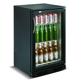 Combisteel Barkoeler zwart 1 deur 98 liter