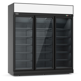 Combisteel Koelkast - 3 deurs, glas - 1530 liter
