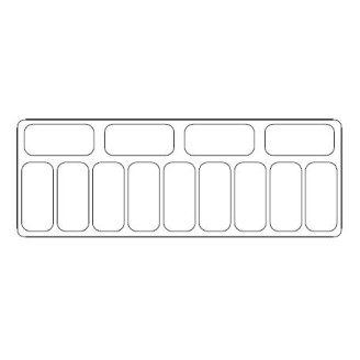 Combisteel schepijsvitrine malta 13x 5ltr