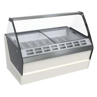 Combisteel schepijsvitrine hawai 16x 5ltr