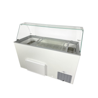Combisteel schepijsvitrine java 8x5 ltr