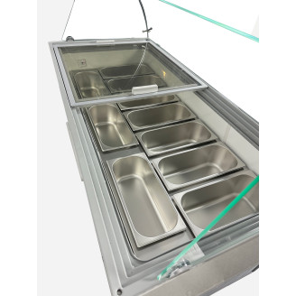 Combisteel schepijsvitrine tenerife 10x5 ltr