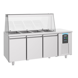 Combisteel Pro Line 3-deurs saladette - 4x 1/1 GN