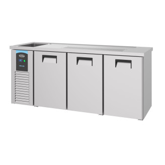 Combisteel Bierkoeler 3 deuren 1l