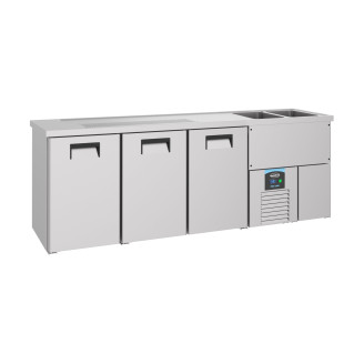 Combisteel Bierkoeler 3 deuren 2r