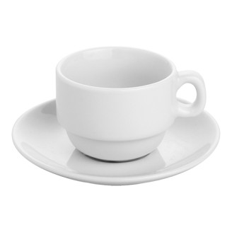 Saturnia Schotel voor espressokopje porselein - 8cl