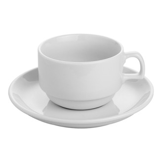 Saturnia Schotel - thee & cappuccino- porselein