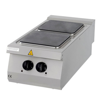 Maxima Premium Kookplaat - 2 Pitten - Enkel - 90 cm Diep - Elektrisch