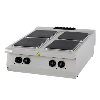 Maxima Premium Kookplaat - 4 Pitten - Dubbel - 90 cm Diep - Elektrisch