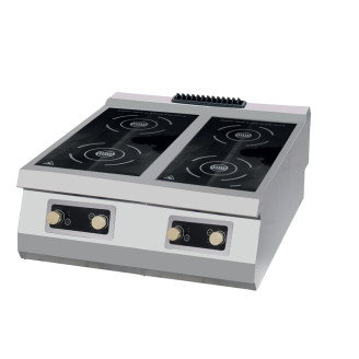 Maxima Premium Kookplaat - 4 Pitten - Inductie - Dubbel - 90 cm Diep - Elektrisch