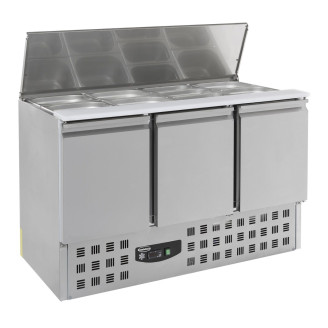 Combisteel Gekoelde saladette 3 deurs