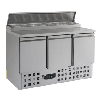 Combisteel Saladette 3 deurs, RVS