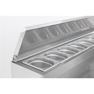 Combisteel Saladette 3 deurs, RVS